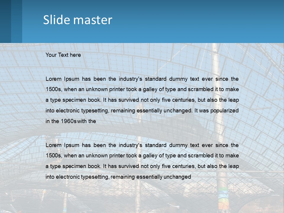 Glass Building Hope PowerPoint Template