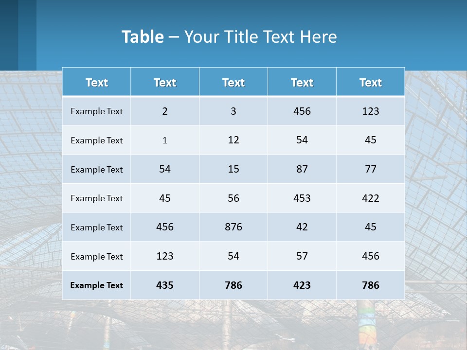 Glass Building Hope PowerPoint Template