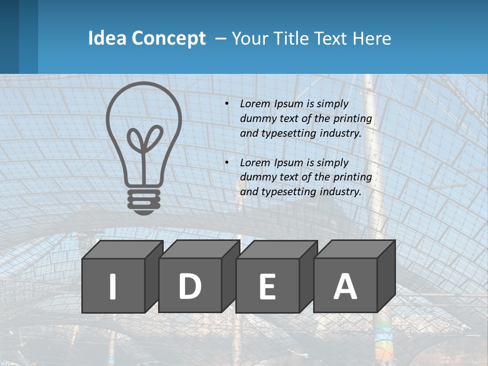 Glass Building Hope PowerPoint Template