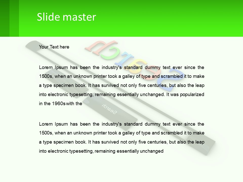 Cold Air Electricity PowerPoint Template