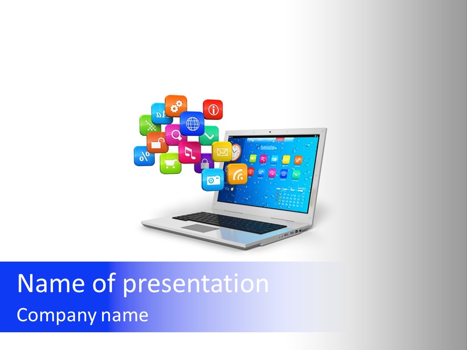 Air Remote Electric PowerPoint Template