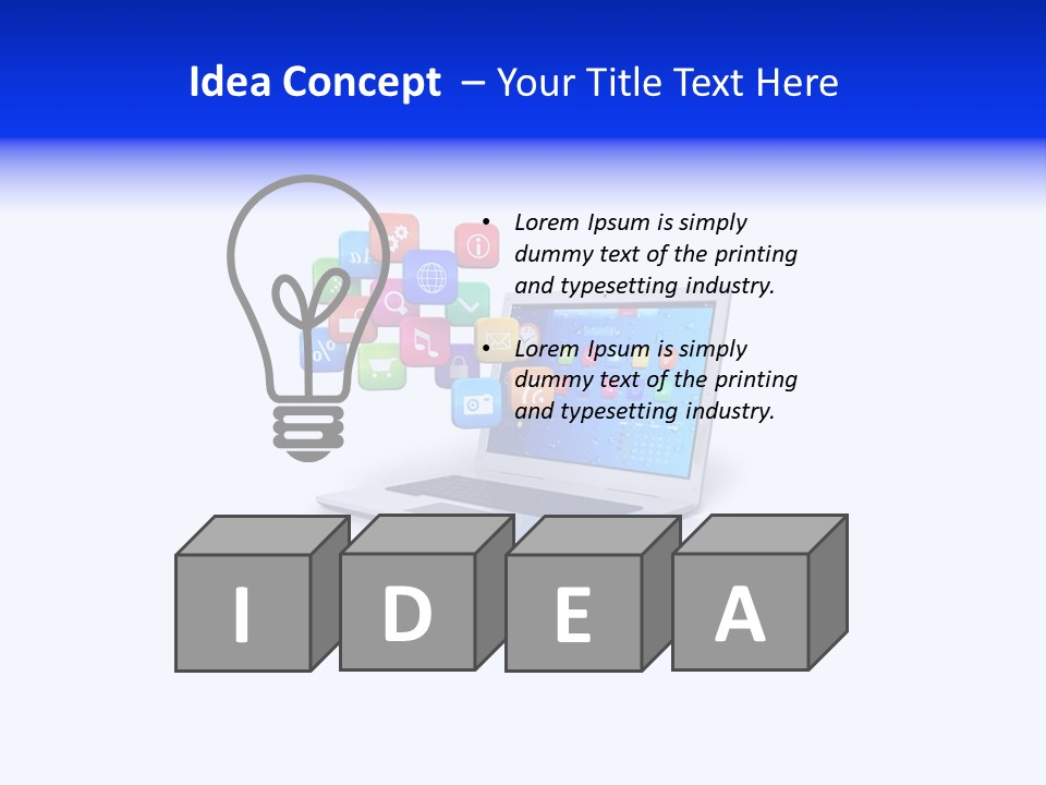 Air Remote Electric PowerPoint Template