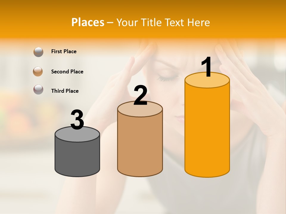 White Condition Unit PowerPoint Template