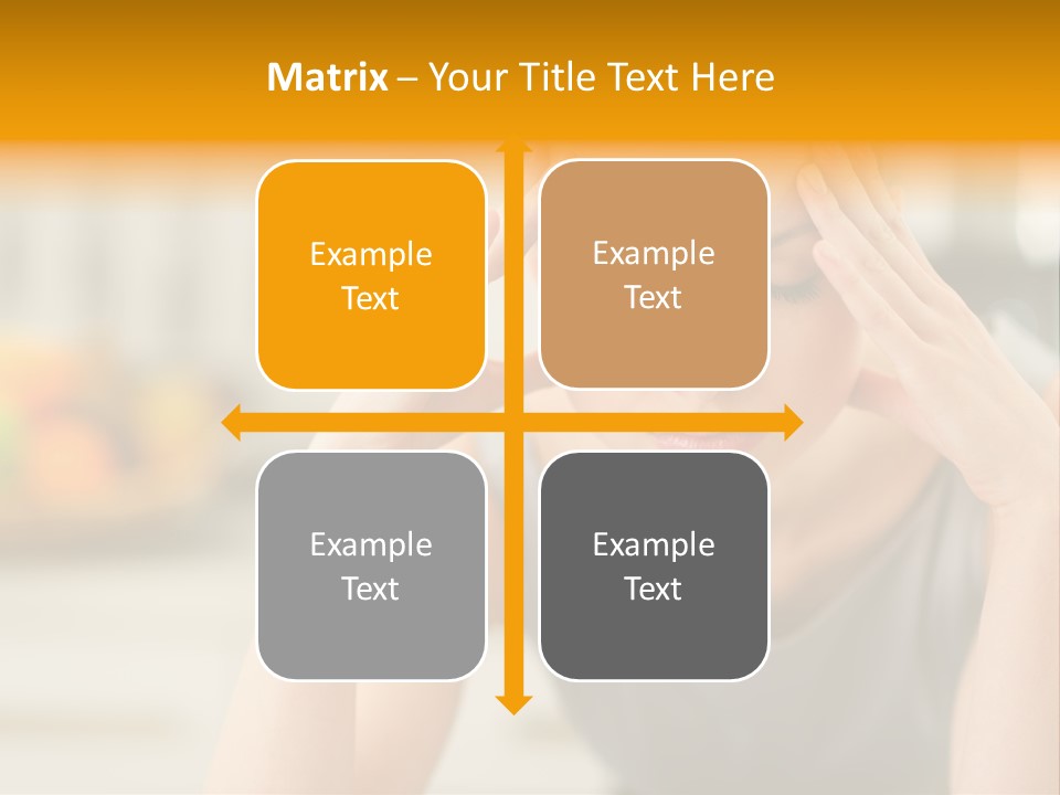 White Condition Unit PowerPoint Template