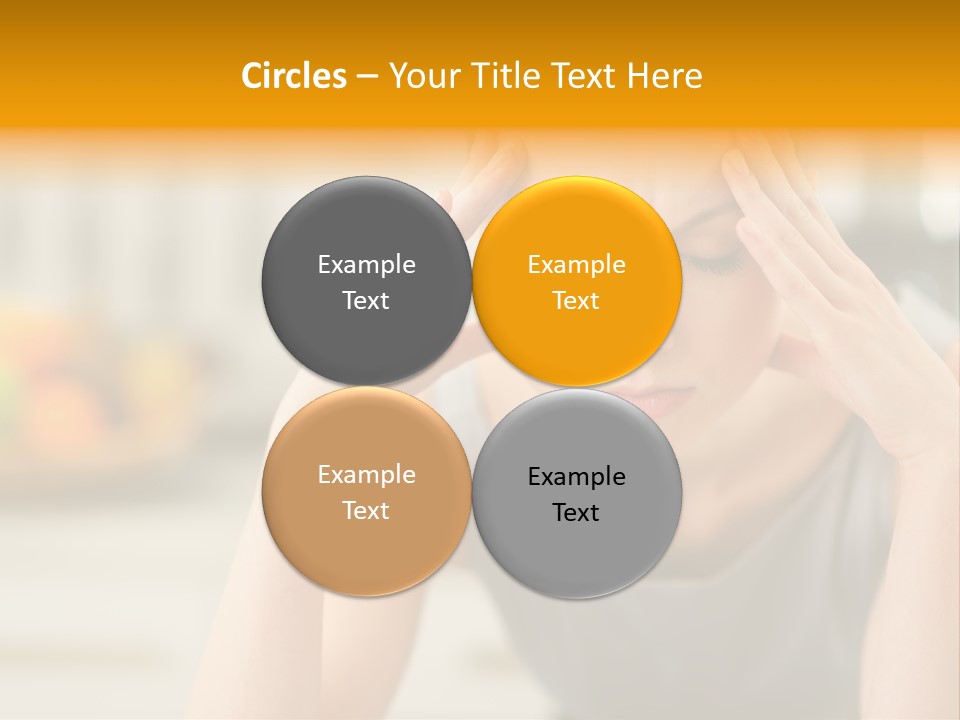 White Condition Unit PowerPoint Template