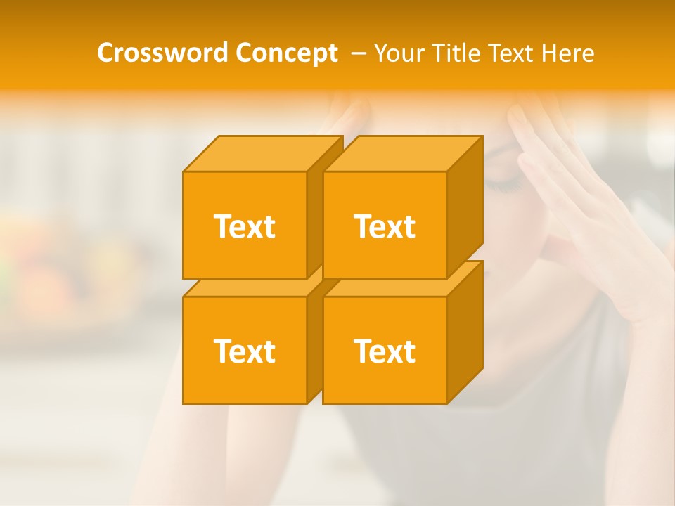 White Condition Unit PowerPoint Template