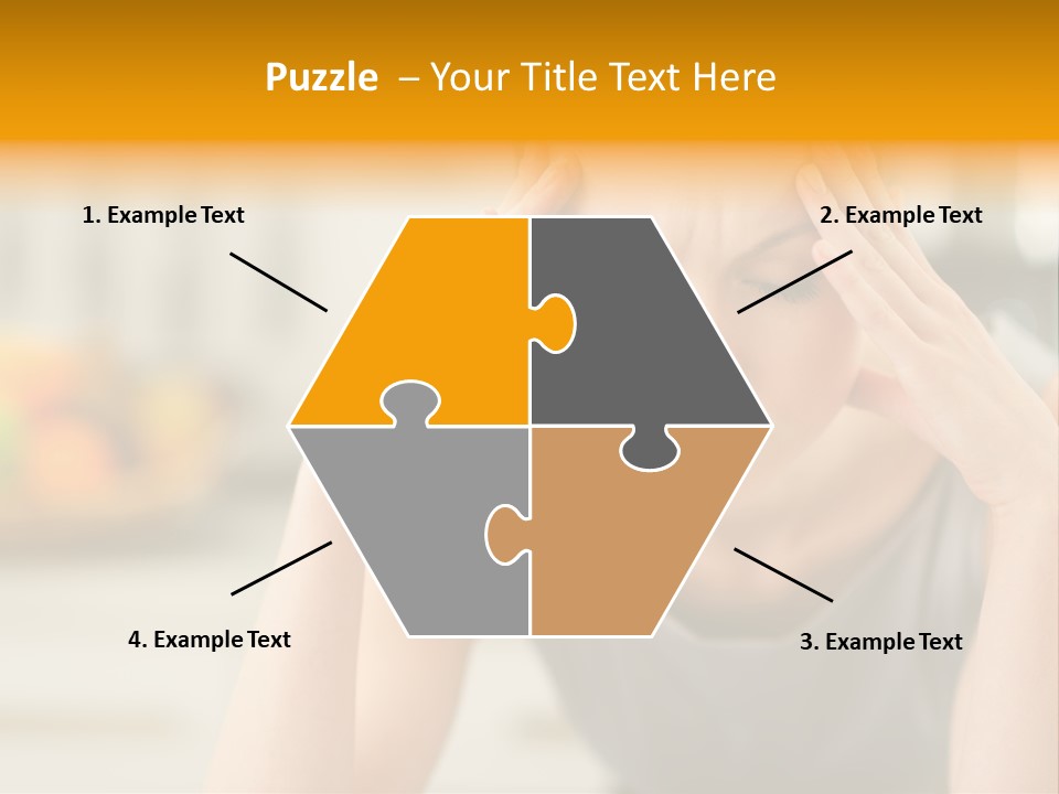 White Condition Unit PowerPoint Template