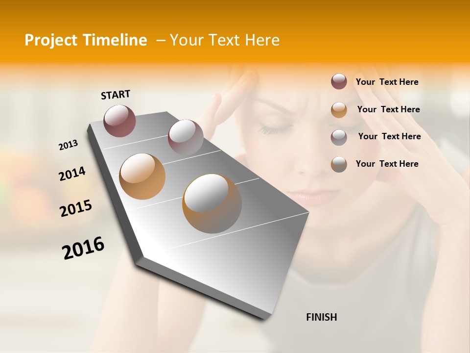 White Condition Unit PowerPoint Template