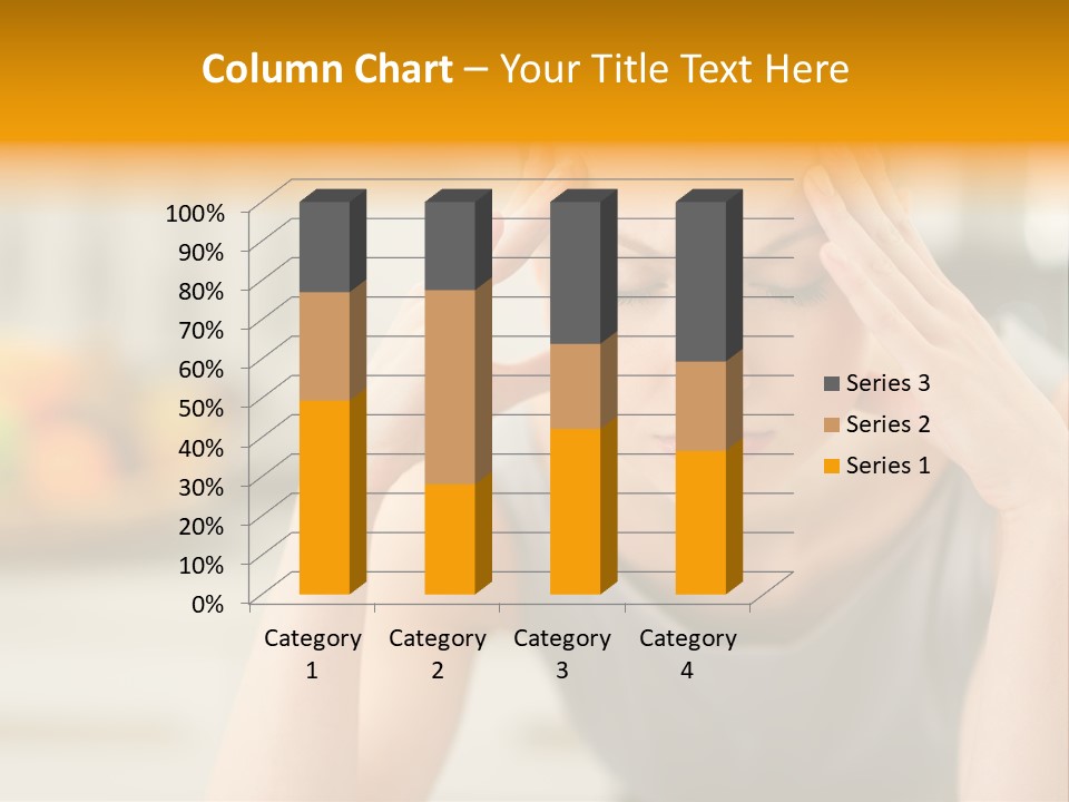 White Condition Unit PowerPoint Template