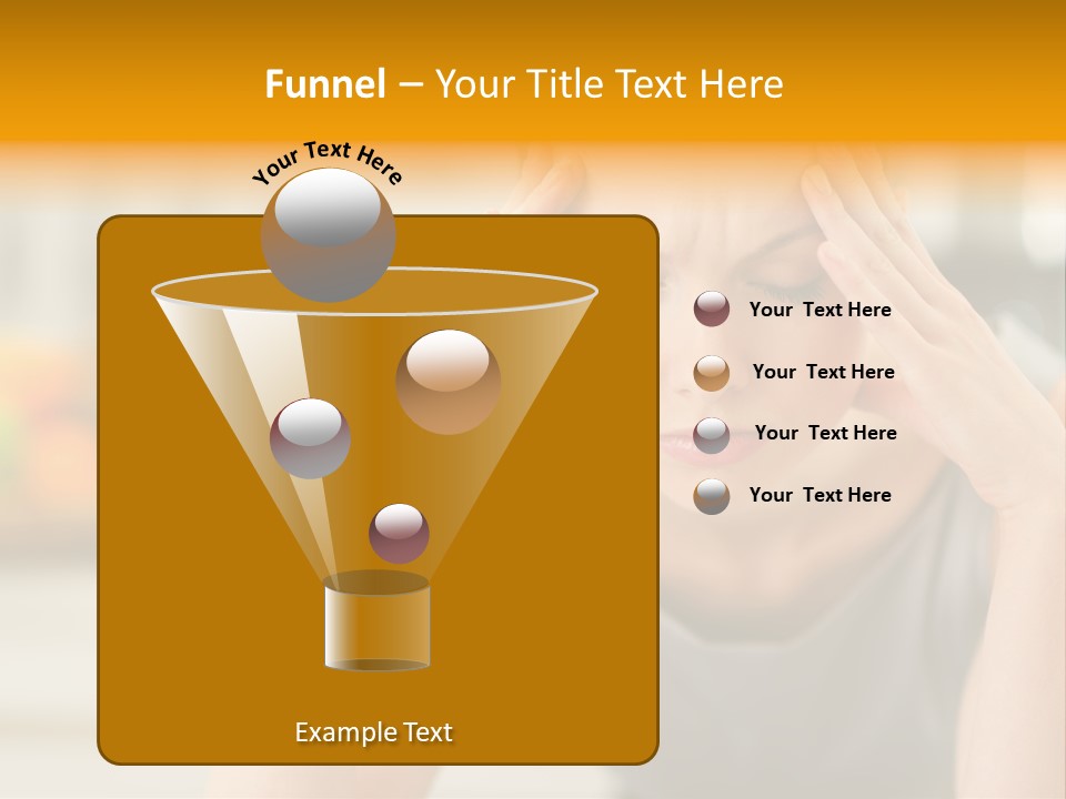 White Condition Unit PowerPoint Template