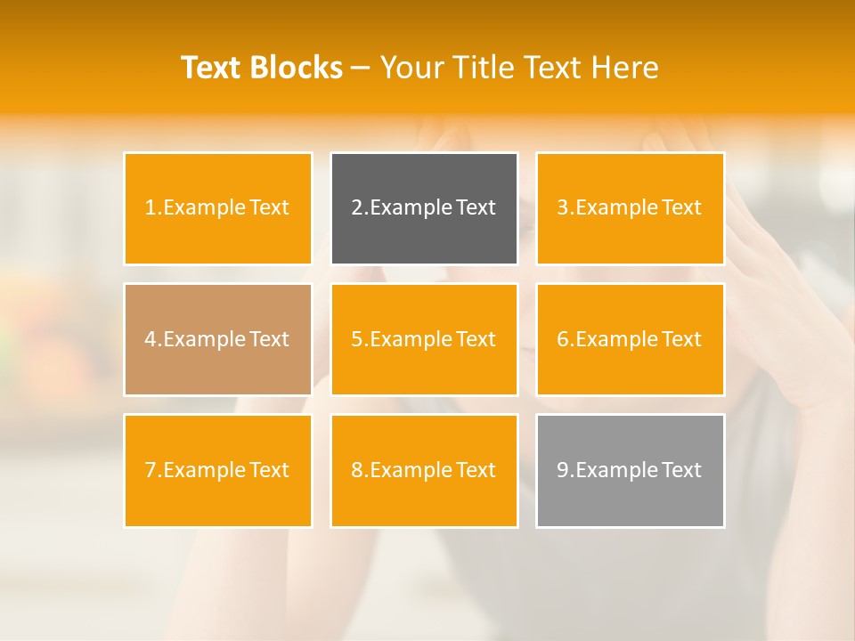 White Condition Unit PowerPoint Template