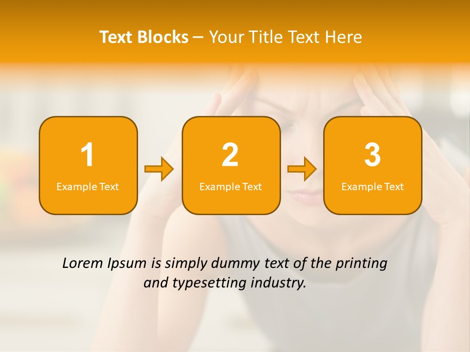 White Condition Unit PowerPoint Template