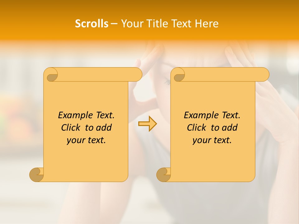 White Condition Unit PowerPoint Template