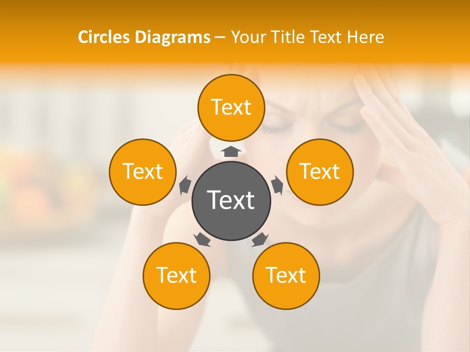 White Condition Unit PowerPoint Template