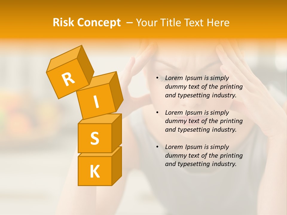 White Condition Unit PowerPoint Template