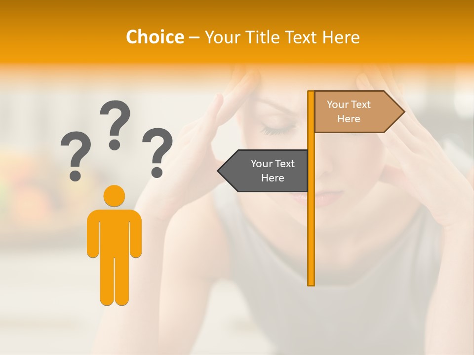White Condition Unit PowerPoint Template
