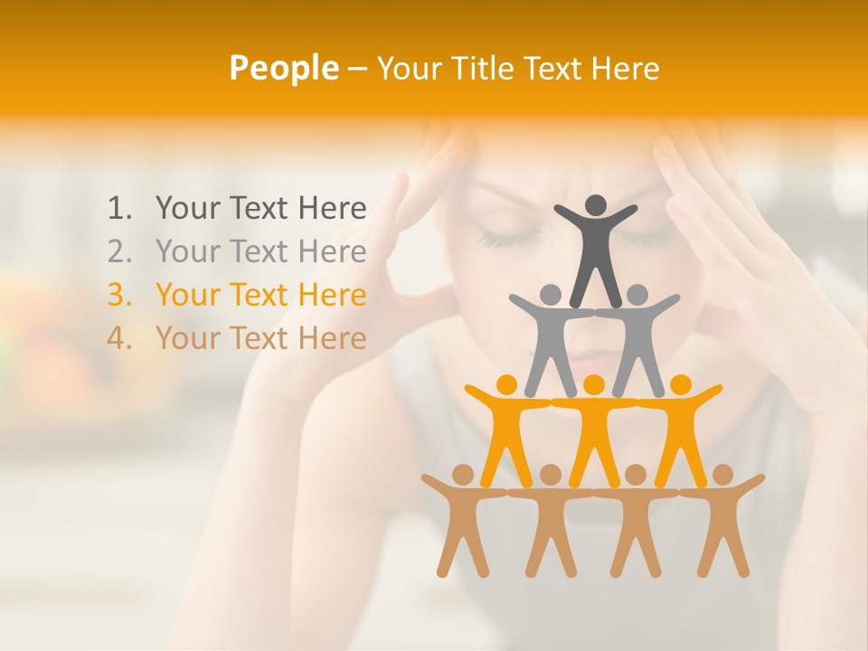 White Condition Unit PowerPoint Template