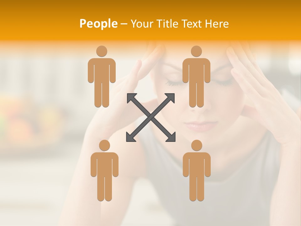 White Condition Unit PowerPoint Template