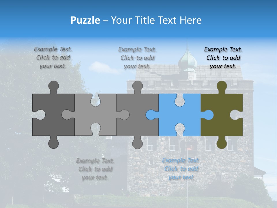House Cooling Remote PowerPoint Template