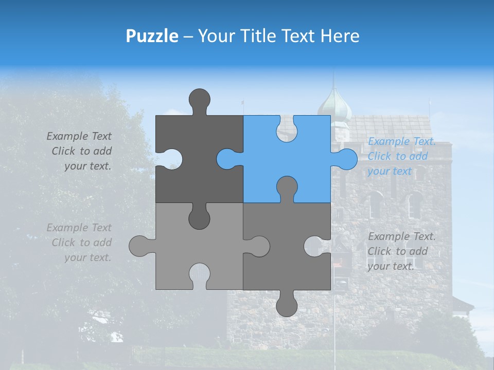 House Cooling Remote PowerPoint Template