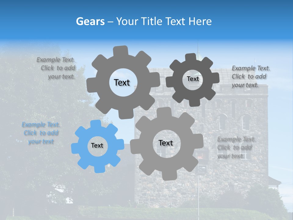 House Cooling Remote PowerPoint Template