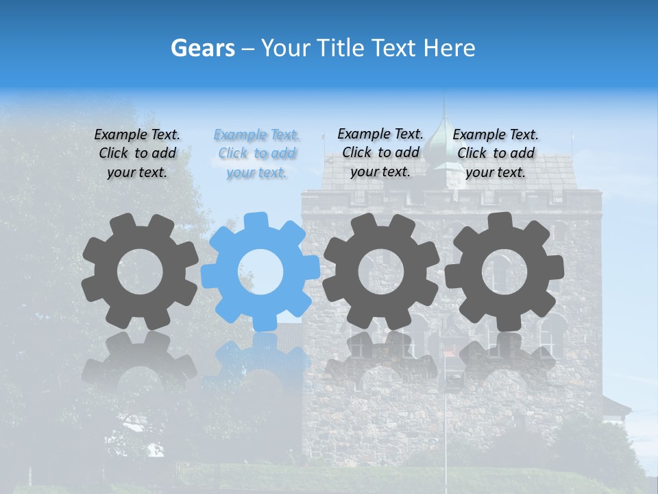 House Cooling Remote PowerPoint Template