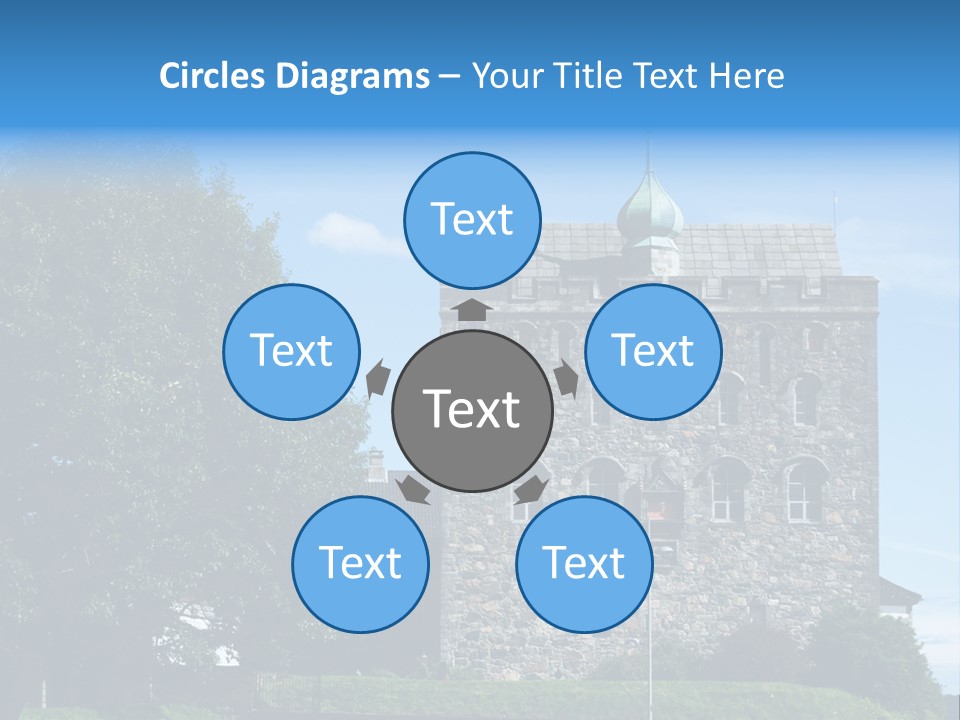 House Cooling Remote PowerPoint Template