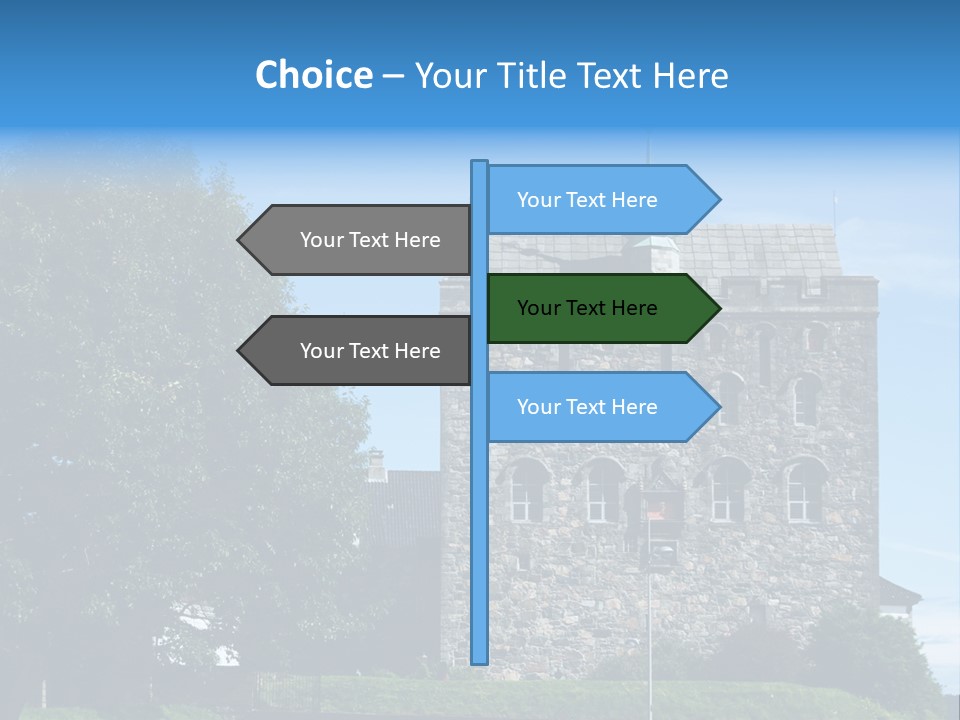 House Cooling Remote PowerPoint Template