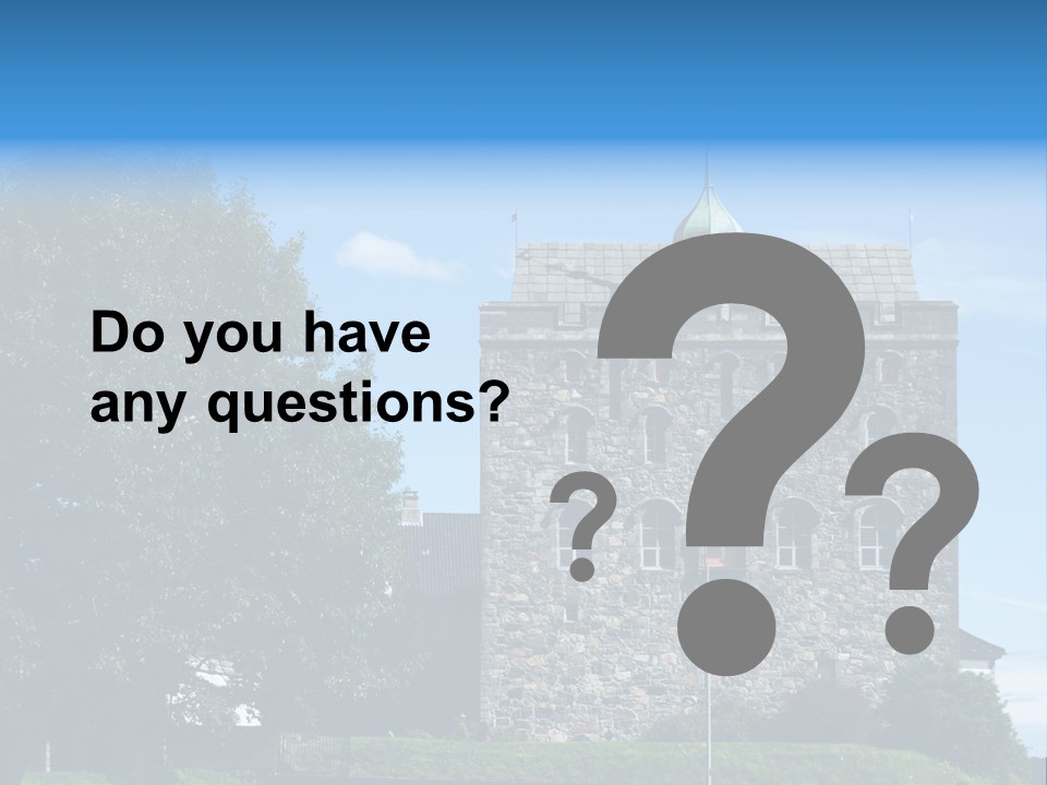 House Cooling Remote PowerPoint Template