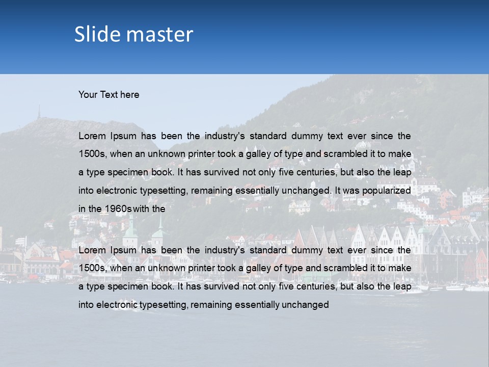 Temperature Cooling Equipment PowerPoint Template