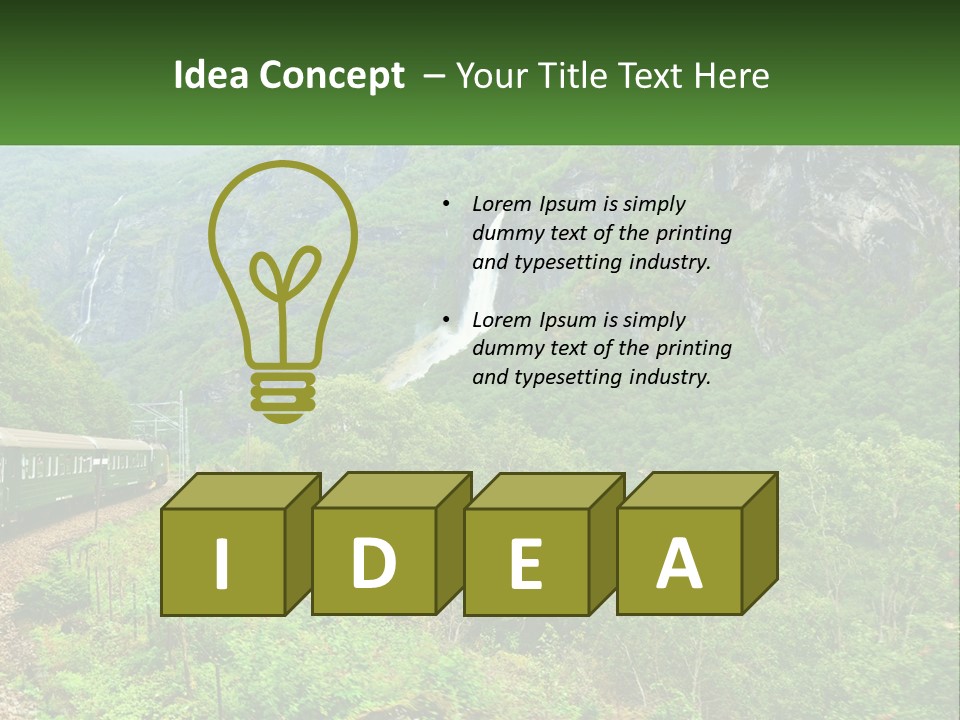 Energy Climate Switch PowerPoint Template