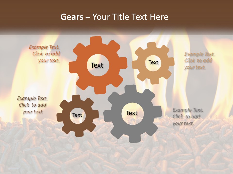 Electricity Cool Air PowerPoint Template