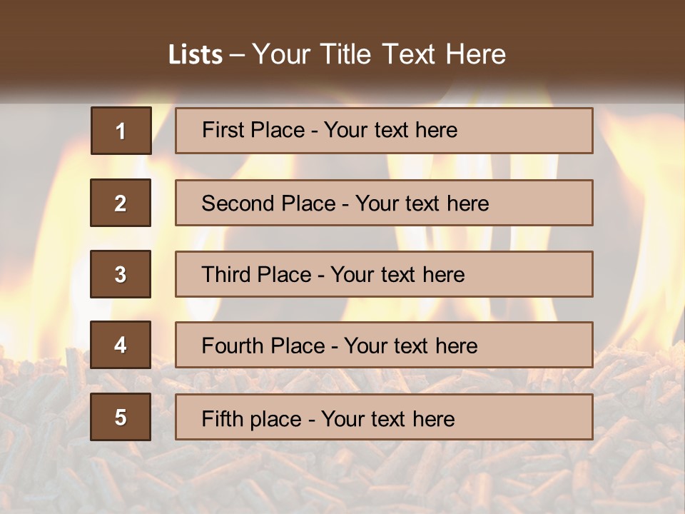 Electricity Cool Air PowerPoint Template