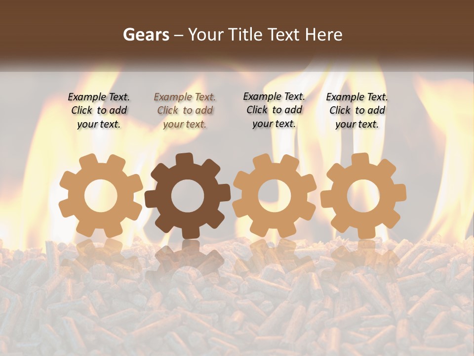 Electricity Cool Air PowerPoint Template