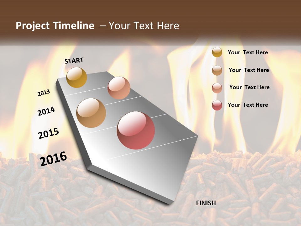 Electricity Cool Air PowerPoint Template
