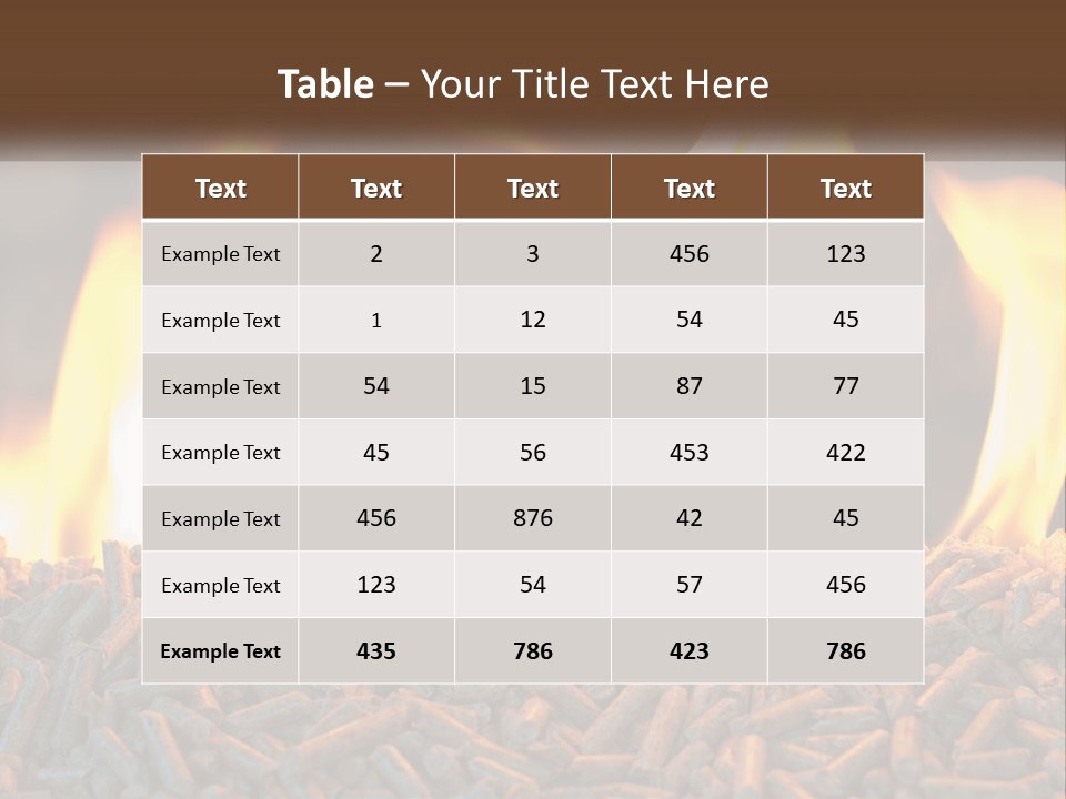 Electricity Cool Air PowerPoint Template