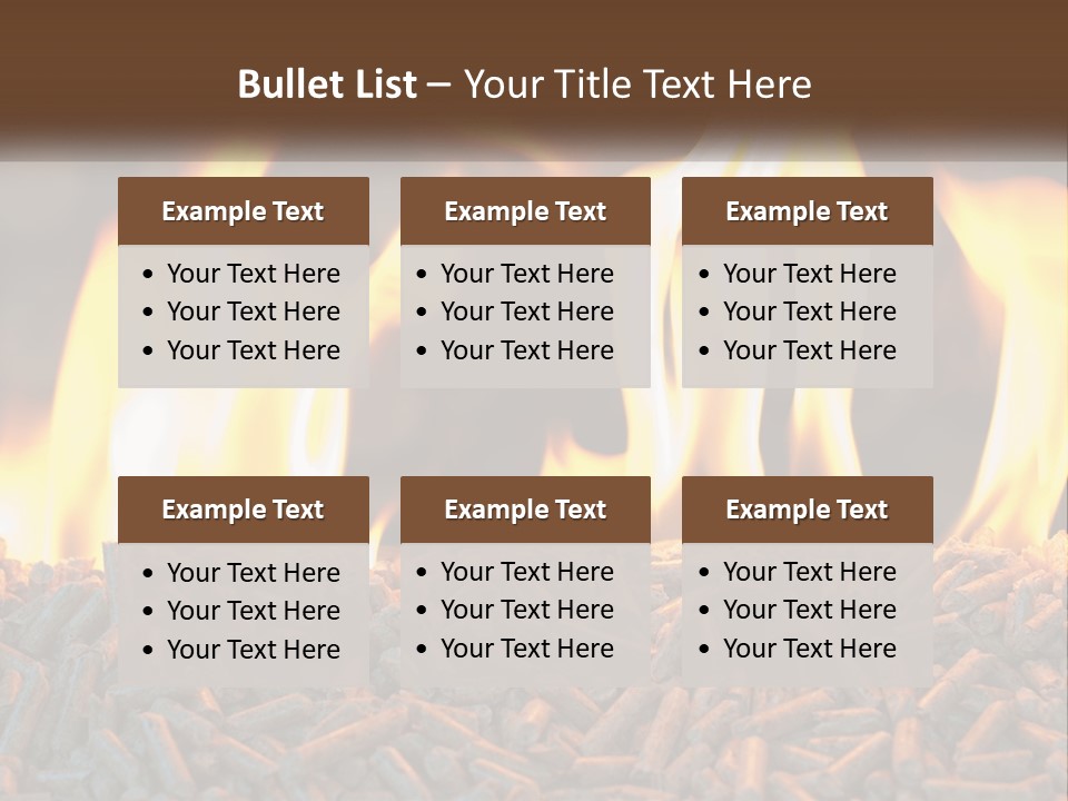 Electricity Cool Air PowerPoint Template