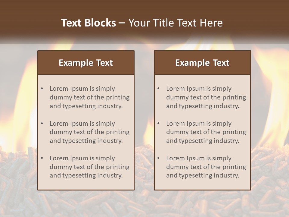 Electricity Cool Air PowerPoint Template