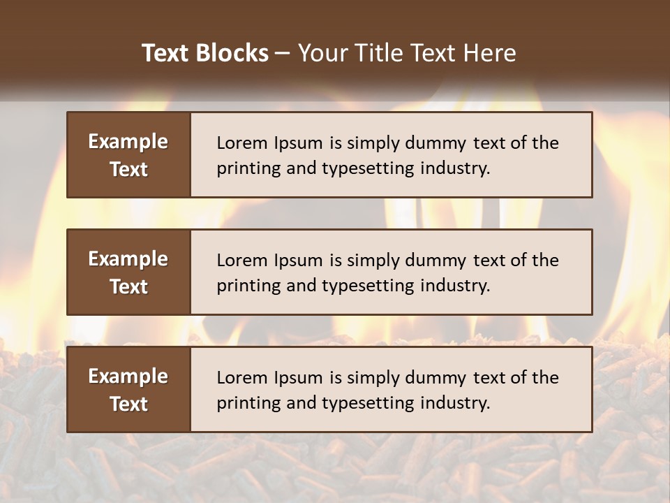 Electricity Cool Air PowerPoint Template