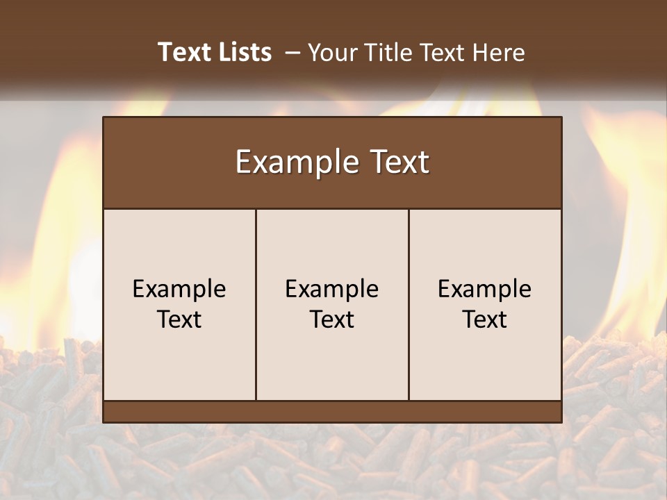 Electricity Cool Air PowerPoint Template