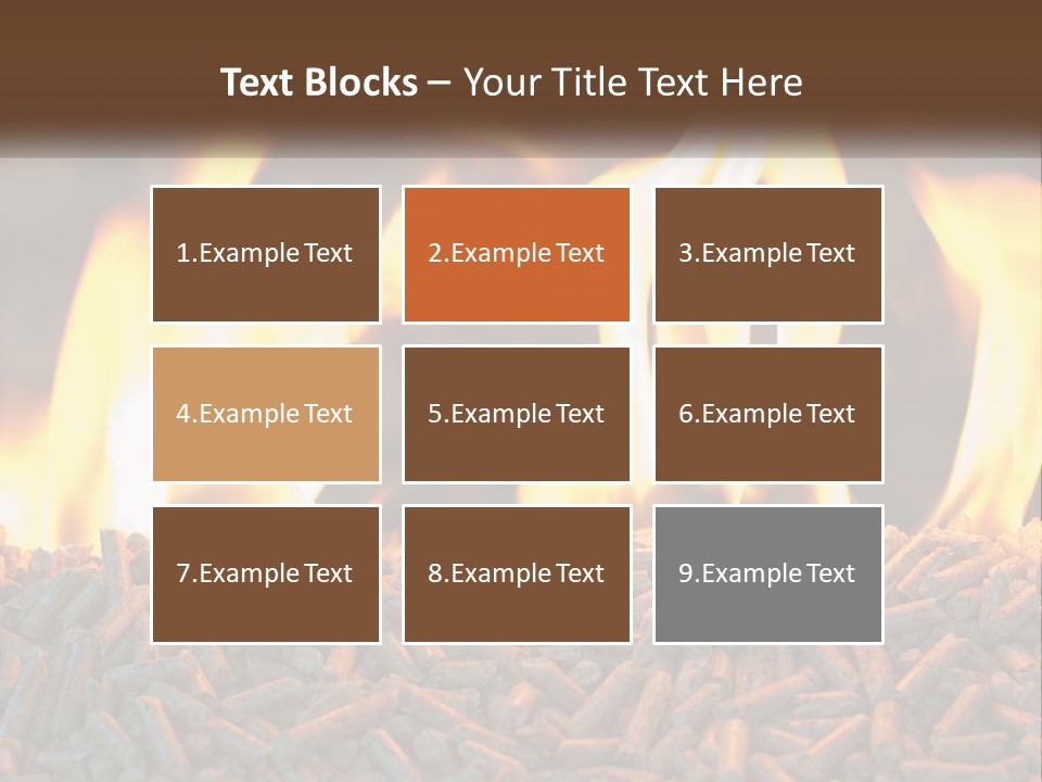 Electricity Cool Air PowerPoint Template