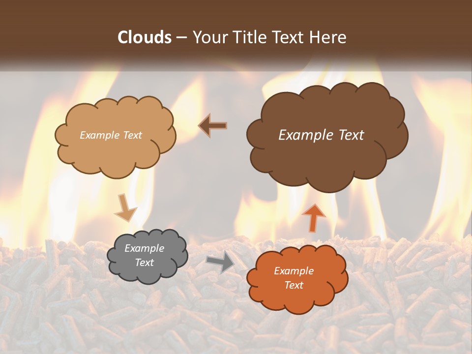 Electricity Cool Air PowerPoint Template