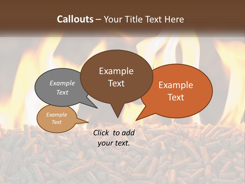 Electricity Cool Air PowerPoint Template