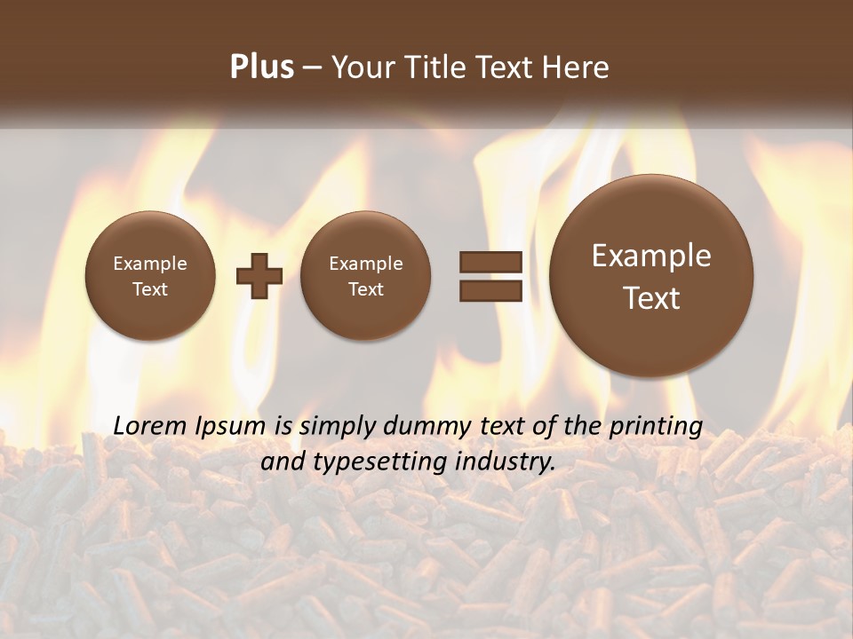 Electricity Cool Air PowerPoint Template