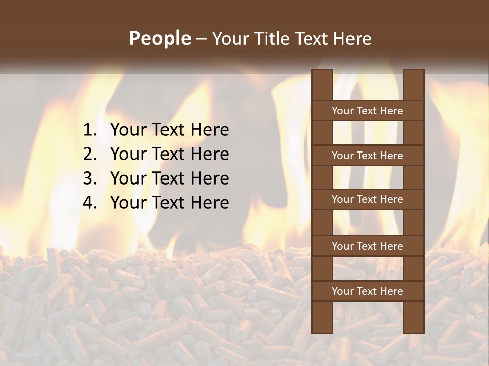 Electricity Cool Air PowerPoint Template