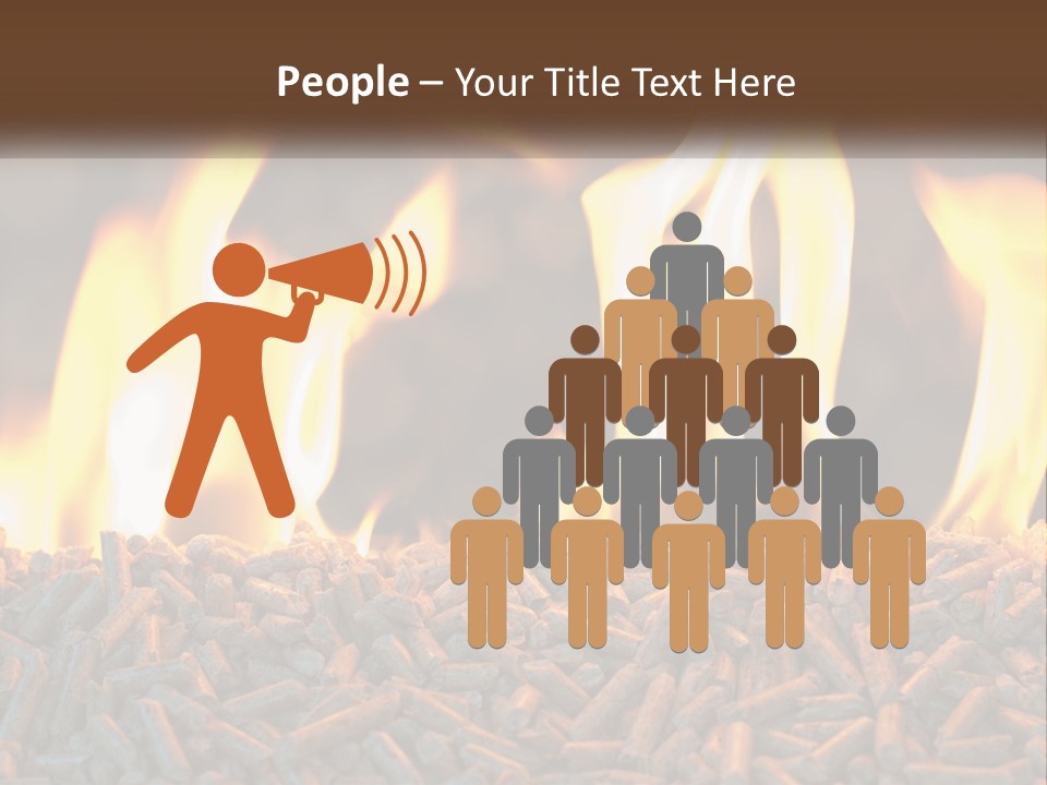 Electricity Cool Air PowerPoint Template