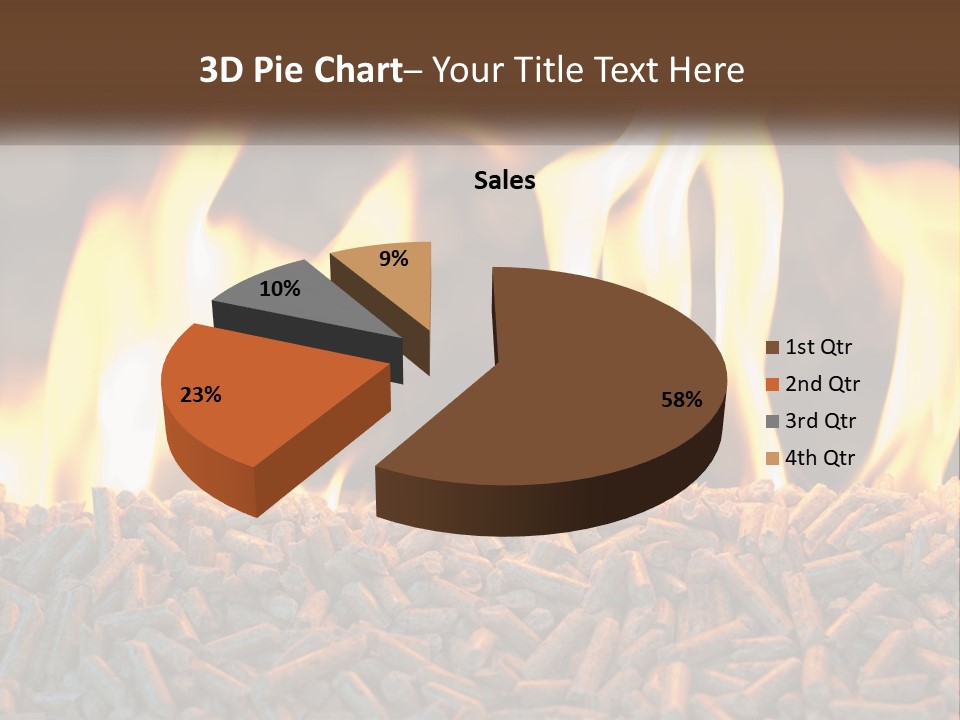 Electricity Cool Air PowerPoint Template