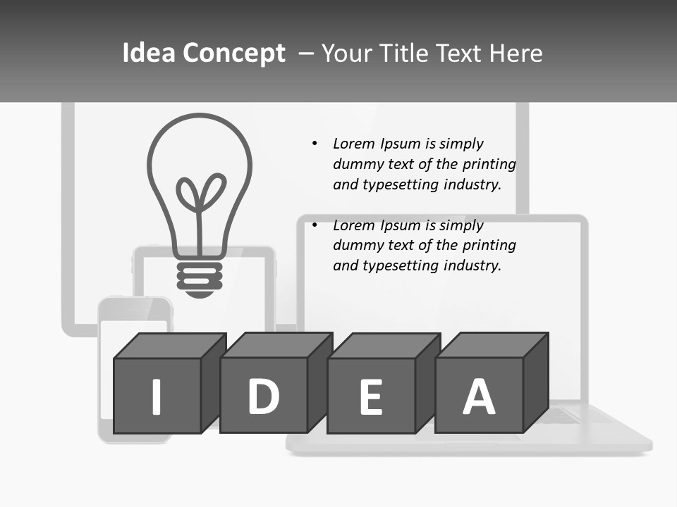 House Supply Part PowerPoint Template