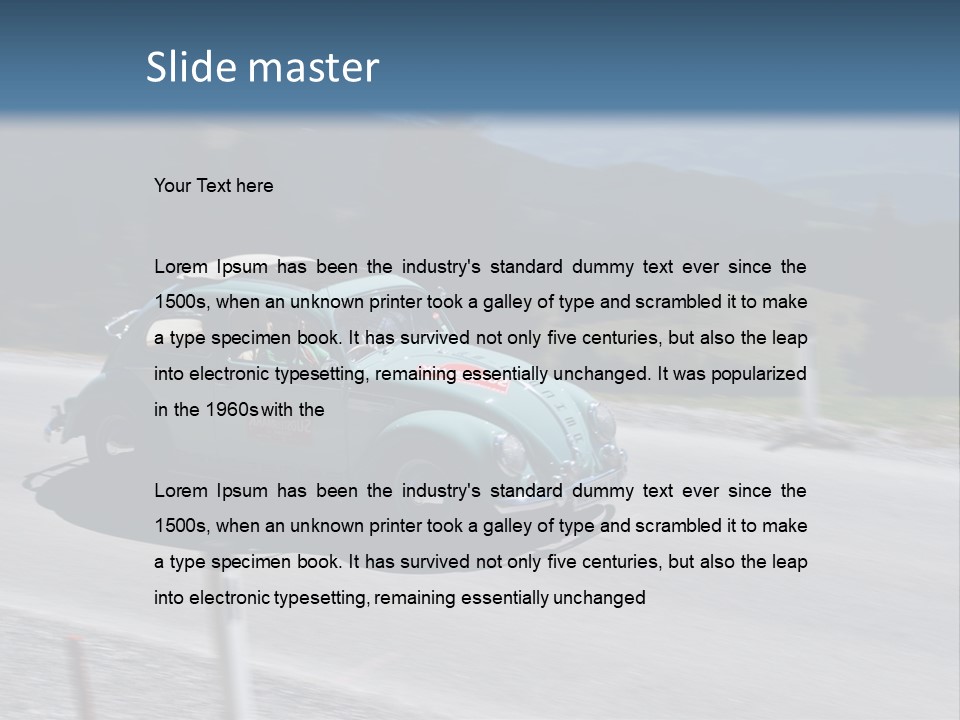 Air Remote White PowerPoint Template