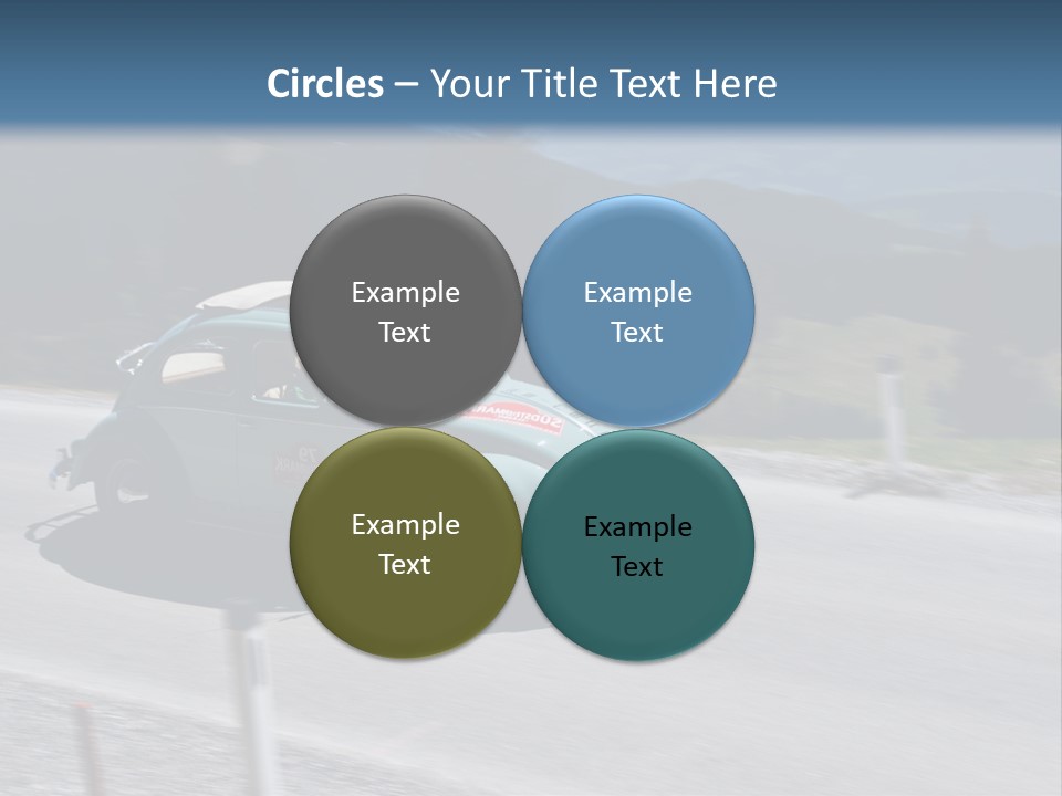 Air Remote White PowerPoint Template